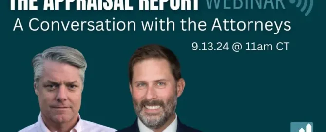 The appraisal report webinar